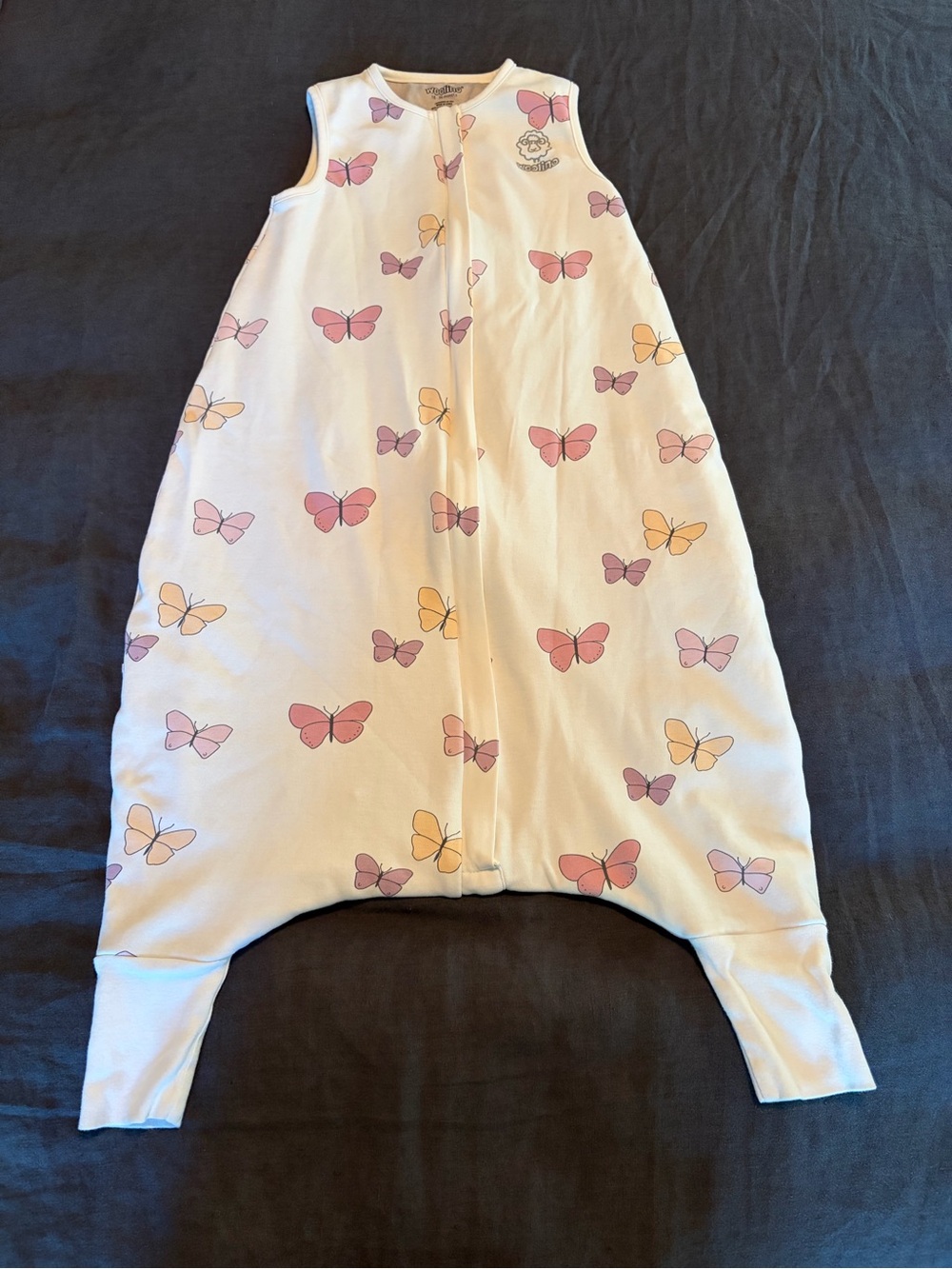 Woolino 4 SeasonSleep Sack with Feet - Butterflies